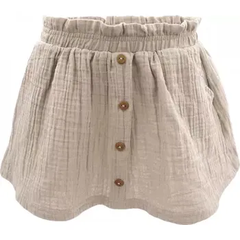 Dámská sukně Mušelínová béžová sukně GOTS MINI GIRL
