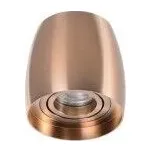Azzardo ROTONDO přisazené bodové svítidlo 1x GU10 50W bez zdroje 10cm kulaté IP20, bronzové