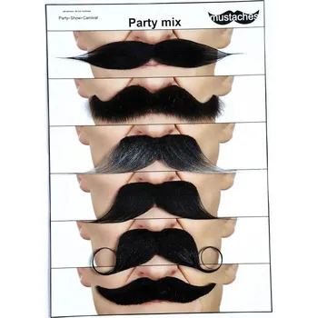 Karnevalový kostým Sada knírů 6 ks VI03717x