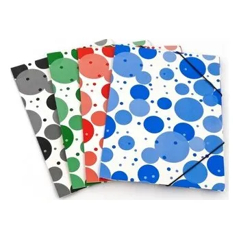 Set školních potřeb Složka A4 s gumičkou - modrá