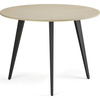 Psací stůl B2B Partner Konferenční stůl PRIMO VIBE, průměr 100 cm, černá podnož, bříza