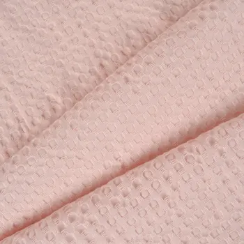 Látka bavlněné vaflové piké 245 cm růžová