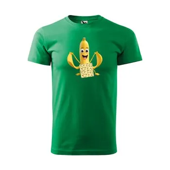 Pánská móda Tričko s potiskem Vtipný banán: zelené 3XL