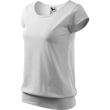 Reklamní City tričko dámské, bílá, 3XL