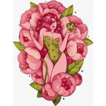 Set školních potřeb Malowanie po numerach - Delikatność wiosny 30x40cm