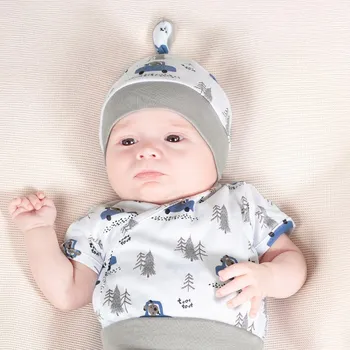 Kojenecký body Bavlněné chlapecké body Muki 56