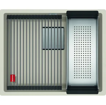 Kuchyňský dřez Franke Kanon granitový dřez 52x42 cm béžová-hnědá 125.0528.609