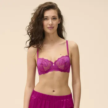 Dámské spodní prádlo Simone Pérèle plný balkonet s kosticí REVE azalea 70G