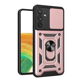 Hybrid Armor Camshield etui do Samsung Galaxy A14 pancerny pokrowiec z osłoną na aparat różowe