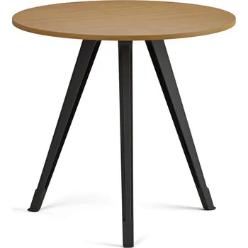 Psací stůl B2B Partner Konferenční stůl PRIMO ZEN, průměr 80 cm, černá podnož, buk