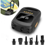 Technaxx bateriová vzduchová pumpa SUP s funkcí powerbanky, černá (TX-266)