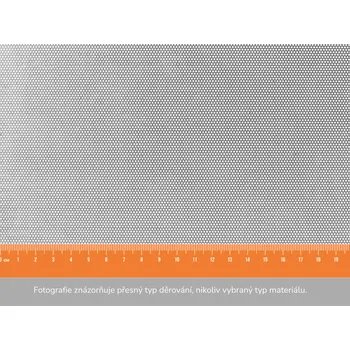 Plech Děrovaný plech RV 0, 75-1, 5 - 1x2 m, tloušťka 0,75 mm