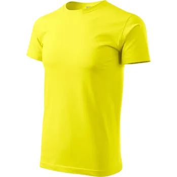 Reklamní Basic tričko pánské, citronová, 4XL