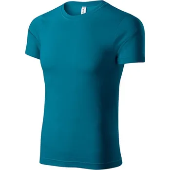 Pánské tričko Reklamní Paint tričko unisex, petrolejová, S