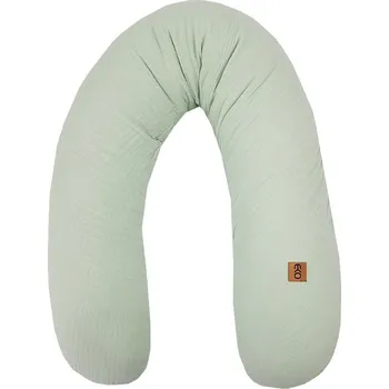 Kojící polštář Mušelínový kojicí polštář, zeleno-modrý