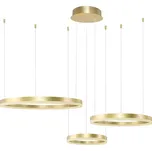 Azzardo HALO závěsné svítidlo LED 120W 9120lm 3000-6000K IP20, zlatá + ovladač