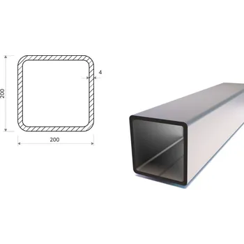 Stavební materiál Jekl 200x200x4 (S355)