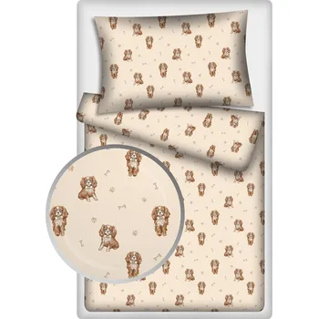 Povlečení Povlečení bavlna pejsek 90x130 / 40x60