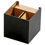 Azzardo Leticia nástěnné svítidlo 1x G9 40W bez zdroje 9,9cm hranaté IP20, černá/zlatá