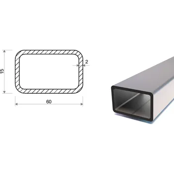 Stavební profil Jekl 60x15x2