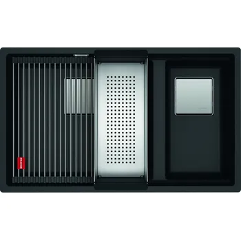 Granitový dřez Franke Kanon granitový dřez 76x46 cm šedá/grafitová/onyx 125.0528.636