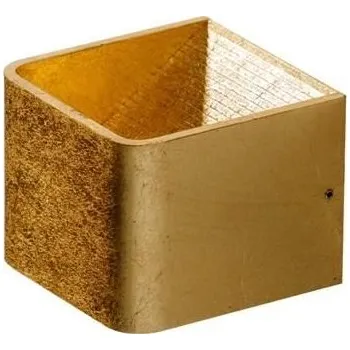 Nástěnné svítidlo Azzardo Felix S nástěnné svítidlo LED 6W 500lm 3000K 10cm hranaté IP20, zlaté