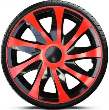 Poklice na kolo NRM Poklice na kola - kryty kol Draco Red 15" - sada 4 ks -