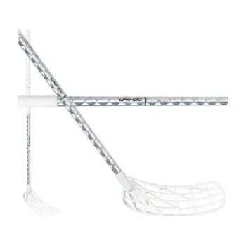 Florbalová hůl Unihoc UNILITE CARBSKIN TITAN 26 silver SLIM Florbalová hůl stříbrná, Levá (levá ruka dole), 96cm (=106cm)