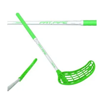 Florbalová hůl Fat Pipe NITRO 31 WHITE Florbalová hůl bílá / zelená, Pravá (pravá ruka dole), 87cm (=97cm)