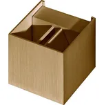 Azzardo LETICIA nástěnné svítidlo 1x G9 40W bez zdroje 9,9cm hranaté IP20, eloxované zlato