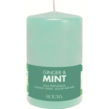 Svíčka ROURA Ginger & Mint Vonná svíčka, 204 g
