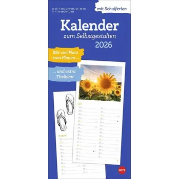 Kalender zum Selbstgestalten 2026 - Heye