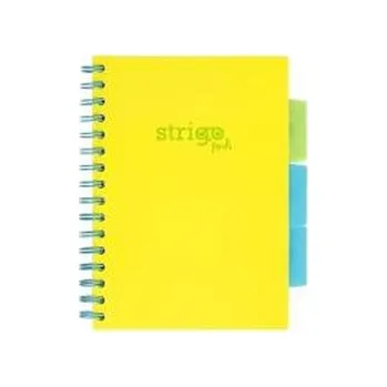 Set školních potřeb Kołozeszyt Pads A5/100K kratka Neon żółty