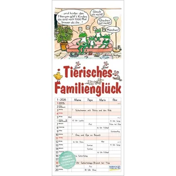 Komiks pro dospělé Tierisches Familienglück 2026 - Korsch Verlag