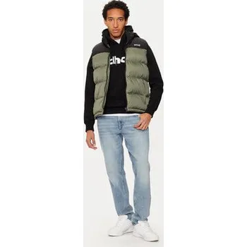 Pánská bunda Schott NYC Sportovní vesta UTAHV Zelená Regular Fit S