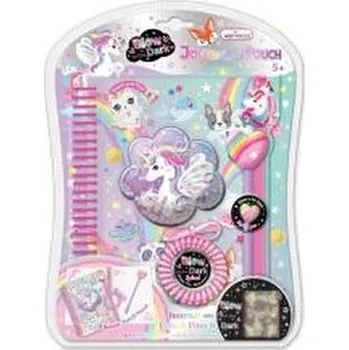 Set školních potřeb Notatnik na spirali w saszetce Jednorożec