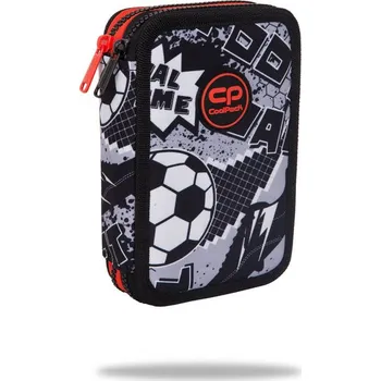 Set školních potřeb Piórnik podwójny z wyposażeniem Jumper 2 Grey Ball CoolPack, Patio