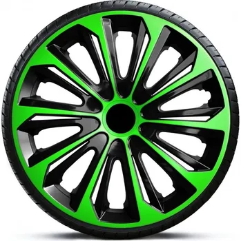Poklice na kolo NRM Poklice na kola - kryty kol Strong Green 15" - sada 4 ks -