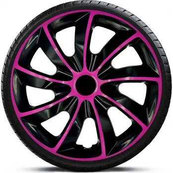 Poklice na kolo NRM Poklice na kola - kryty kol Quad Pink 16" - sada 4 ks -