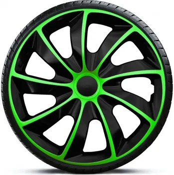 Poklice na kolo NRM Poklice na kola - kryty kol Quad Green 14" - sada 4 ks -