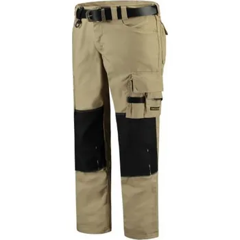 Pánské kalhoty Reklamní Cordura Canvas Work Pants pracovní kalhoty unisex, khaki, 62