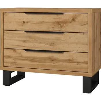 Komoda Komoda Halle - Helvetia Světlý dub 99x83 cm