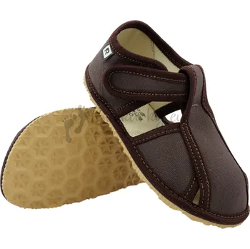 Chlapecké bačkory Dětské flexi (barefoot) pantofle RAK 100015-5 Čokoláda - vel. 23