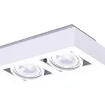 Azzardo NIKEA 2 přisazené bodové svítidlo 2x GU10 ES111 16W bez zdroje 25cm hranaté IP20, bílé