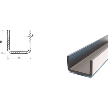 Stavební profil U profil 40x40x40x2