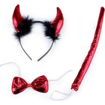 Karnevalový kostým Karnevalová sada - čert Balení: 1 sada