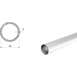 Hliníková trubka 14x2 (EN 6060)
