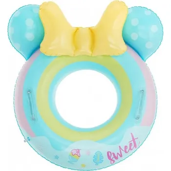 Dětský nafukovací kruh Myšák modrý 50cm s úchyty