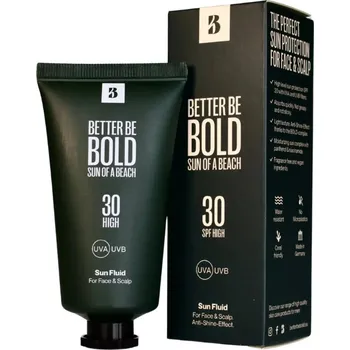 Přípravek na opalování Better Be Bold Sun of a Beach Sun Fluid SPF 30 Opalovací emulze na pleš 50 ml