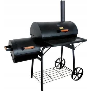 Zahradní gril ZAHRADNÍ UHLÍKOVÝ GRIL PŘENOSNÝ UDÍRNA HECHT SENTINEL 2 TOPNÉ KOMORY